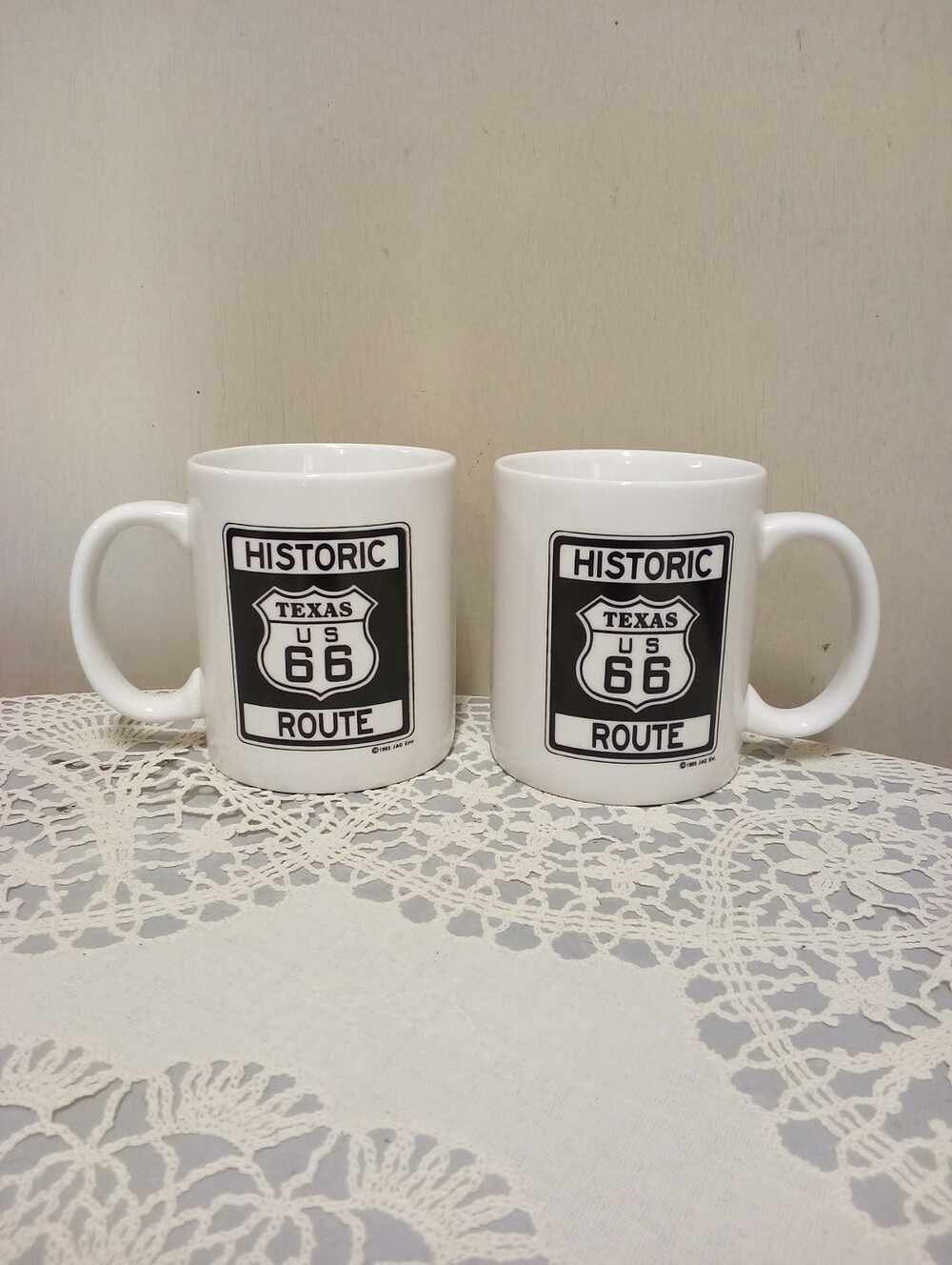 Set of 2 Route 66 Coffee ☕ Mugs